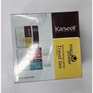 Karseell Maca Essence Repair Travel Set Shampoo Conditioner + Collagen Exp 11/27